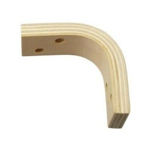 ハイロジック　98090　木の棚受　無塗装　80×80mm　1本入