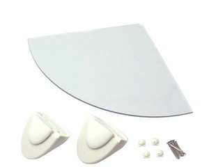 石膏ボード用アクリル板シェルフコーナー用　200mm　58573