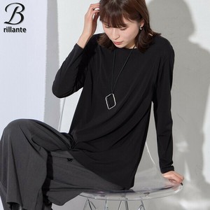 クルーネック 長袖チュニック トップス　ITY70丈  2025　BRILLANTE東京（122433）