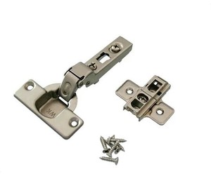 ハイロジック　26008　ワンタッチスライド蝶番キャッチ付　35mm　半　1個入