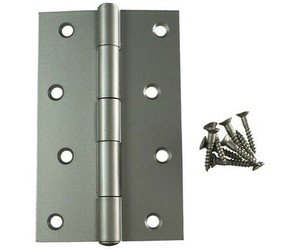 ハイロジック　26030　シルバー丁番　127mm　1枚入