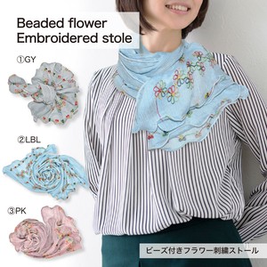 Stole Ladies fashion Floral Pattern S/S