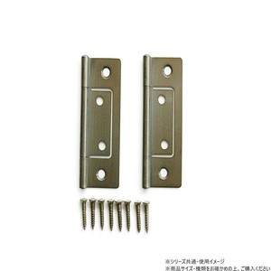 ステン正面付蝶番 64mm GB 2枚入　71738