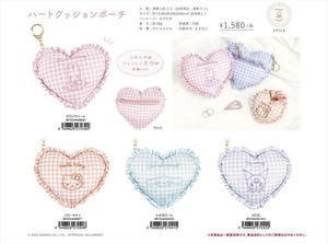【予約品】サンリオキャラクターズ ハートクッションポーチ《 8/7(木) 予約〆切り》