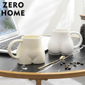 オフィスカップ アートなおしゃれデザイン カップルカップ ボディモチーフ