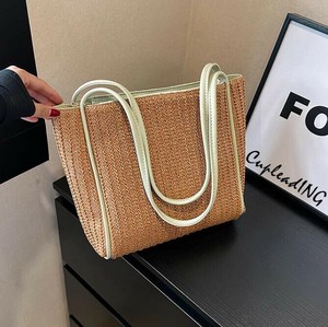 シーズン商品 INSスタイル 大容量手作り編みトートバッグ ビーチリゾート ショルダーバッグ