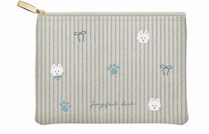 ■2025AW　先行予約■　ジョイフルビット　フラットポーチ　ねこ