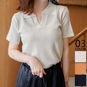 2025年新商品 Polo衫 镂空针织