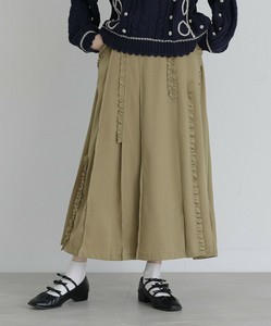 縦フリルタックプリーツスカート レディース ロング 大きいサイズ SS AW