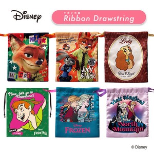 リボン巾着  "ディズニー"