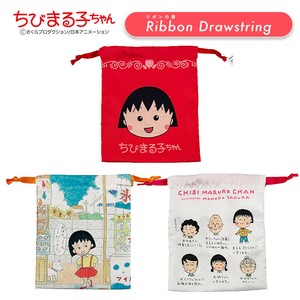 リボン巾着 "ちびまる子ちゃん" CHIBI MARUKO CHAN