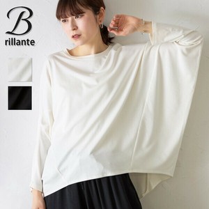 ドルマンアシメカット Tシャツ  トップス 冷房対策　2025aw　BRILLANTE東京（196618）