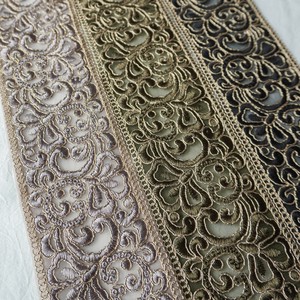 インド刺繍リボン　1mカット_C108