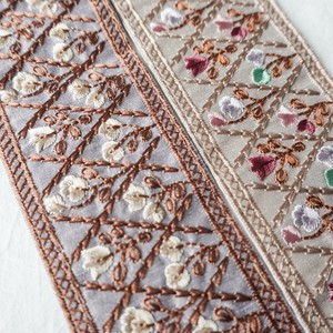 インド刺繍リボン　1mカット_C109