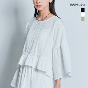 トップス《ぺプラムハーフスリーブトップス 全3色》