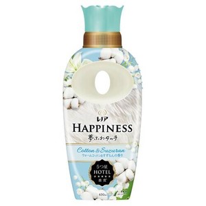 レノアハピネス夢ふわタッチ　ウォームコットン＆すずらんの香り　本体 450ml 【柔軟剤 洗濯用品】