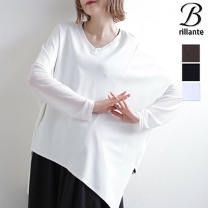 メッシュスリーブ 変形アシメ裾トップス  2025新作aw　BRILLANTE東京（178935）