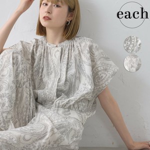 8/19入荷予定【each　新作】ペイズリー柄ブルゾン《セットアップ可能》　2025SAW　羽織　each東京
