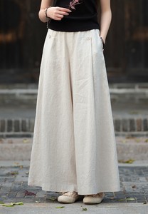 ワイドパンツ 薄手 無地 ゆったり 快適 レディース ファッション MBQ2389