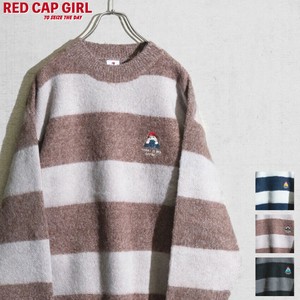 毛衣/针织衫 特别价格 刺绣 圆领 提花 RED CAP GIRL