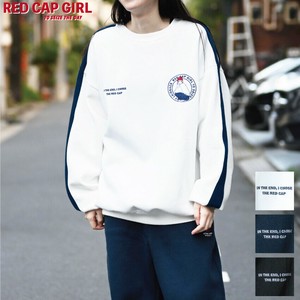 运动衫 特别价格 刺绣 圆领 RED CAP GIRL
