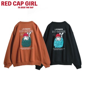 RED CAP GIRL Sweatshirt Crew Neck