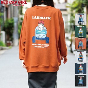 【SPECIAL PRICE】RED CAP GIRL 裏毛 バック発泡&ラバープリント クルーネック