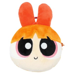 【★在庫処分★】パワパフカラビナ付きぬいぐるみファスナーマスコットブロッサム PW-5546229BL