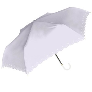 中谷 傘 UVフラワーヒートカット折 ラベンダー Parasol 折傘  924-053