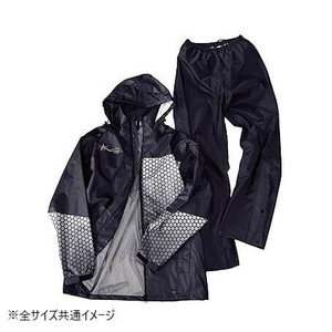 コヤナギ レインウェア レインストームアクティブ RSA-08 ブラック LL