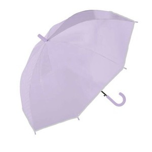 中谷 傘 UV 55cm子供無地長 パープル Parasol Kid's 長傘  953-001