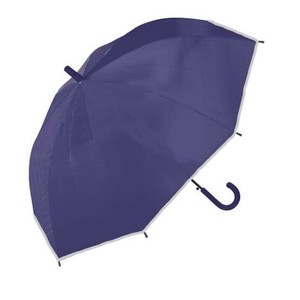中谷 傘 UV 55cm子供無地長 ネイビー Parasol Kid's 長傘 953-001