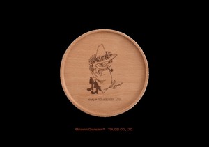 木のコースター（スナフキン）MOOMIN