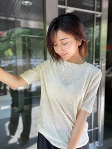 T-shirt Velour Cut-and-sew [2025 NEW]