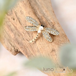 Brooch Pearl Dragonfly Ladies fashion Sparkle Presents Rhinestone Brooch