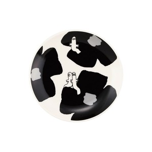 Small Plate Moomin Hattifatteners black