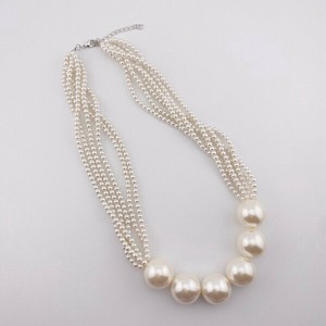デザイン　パール　ネックレス　アクセサリーミセス　即納