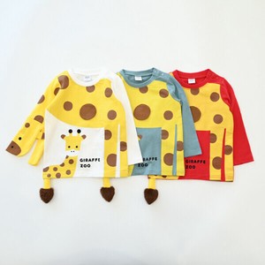 【2025秋冬新作】きりんの親子　ロングTシャツ