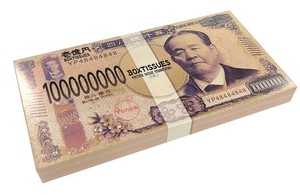 ミニミニ壱億円BOXティッシュ10W