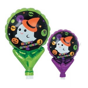 ハロウィン手持ちバルーン1本（キュートゴースト）