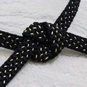 三分紐　紅梅　黒金　(1113-1010-008)