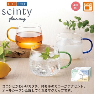 サンティ／耐熱ガラスマグカップ　食器/コップ/グラス/電子レンジ可