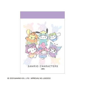 【先行受注】ミニメモ モンスターズ サンリオキャラクターズ 予約〆8/16