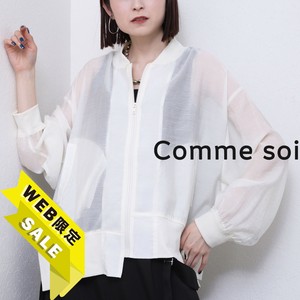 【SALE】■comme soi（コムソワ）■変形シアーブルゾン　 2025新作