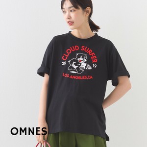 コットンロゴプリントオーバーサイズTシャツ ベアLA 半袖 【2025年新作】