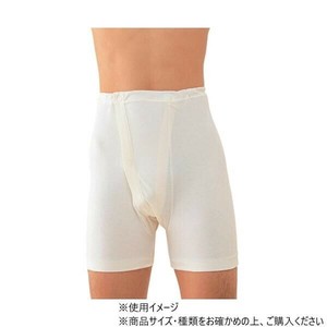 神戸生絲　紳士・婦人共用/股割パンツLL  No.105  ワンタッチ肌着オフ白