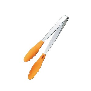 田辺金具 抗菌耐熱ストッパー付マルチトング オレンジ235