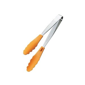 田辺金具 抗菌耐熱ストッパー付マルチトング オレンジ270