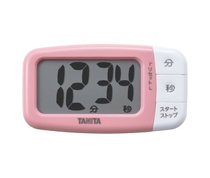 TANITA タニタ 抗菌でか見えタイマー ストロベリーピンク TD-430PK