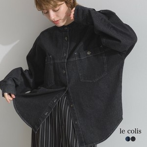 Pre-order Button Shirt/Blouse BIG Shirt Pocket [A/W NEW]